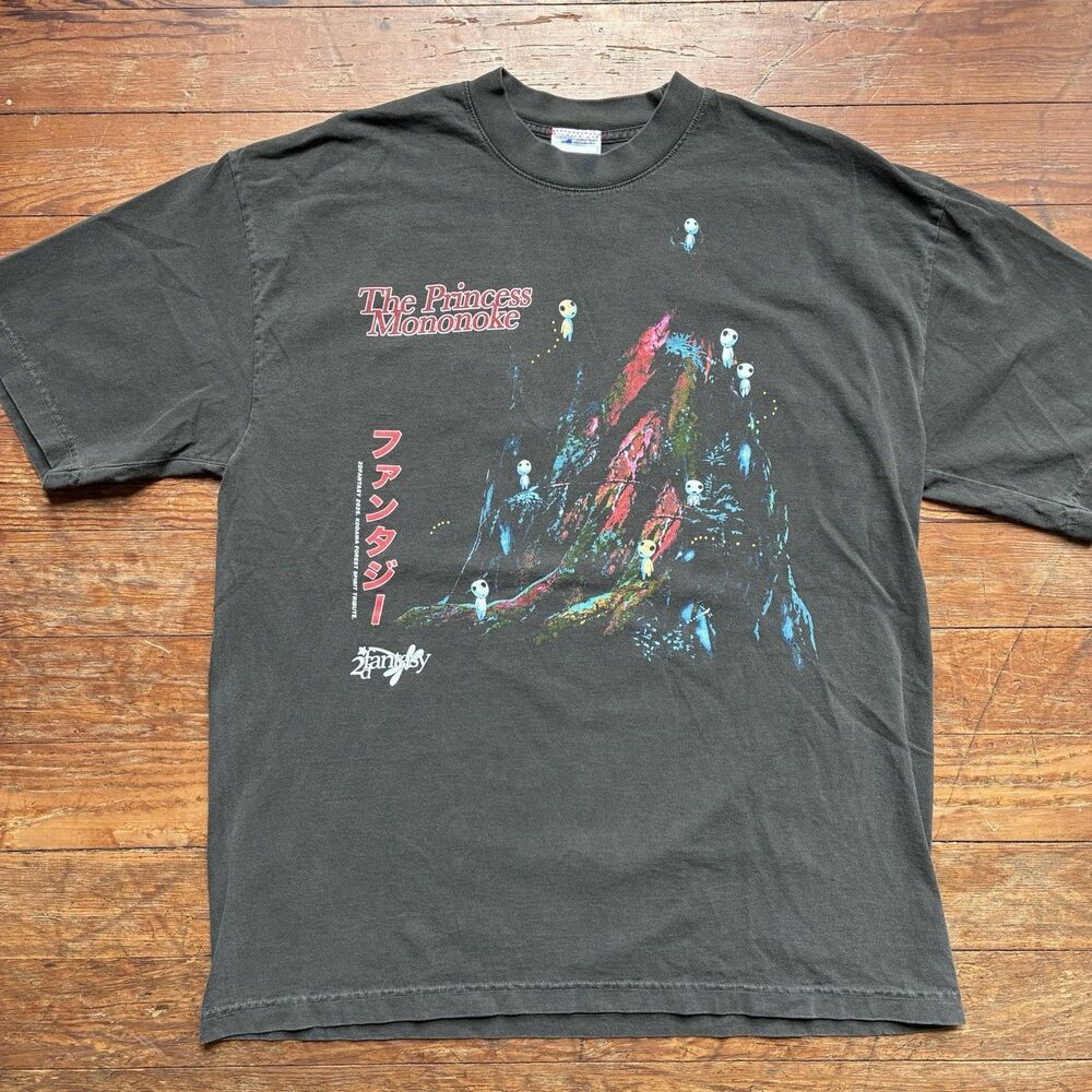Princess Mononoke Kodama "Tree of Life" 2Dfantasy Animeteas Large Faded Black